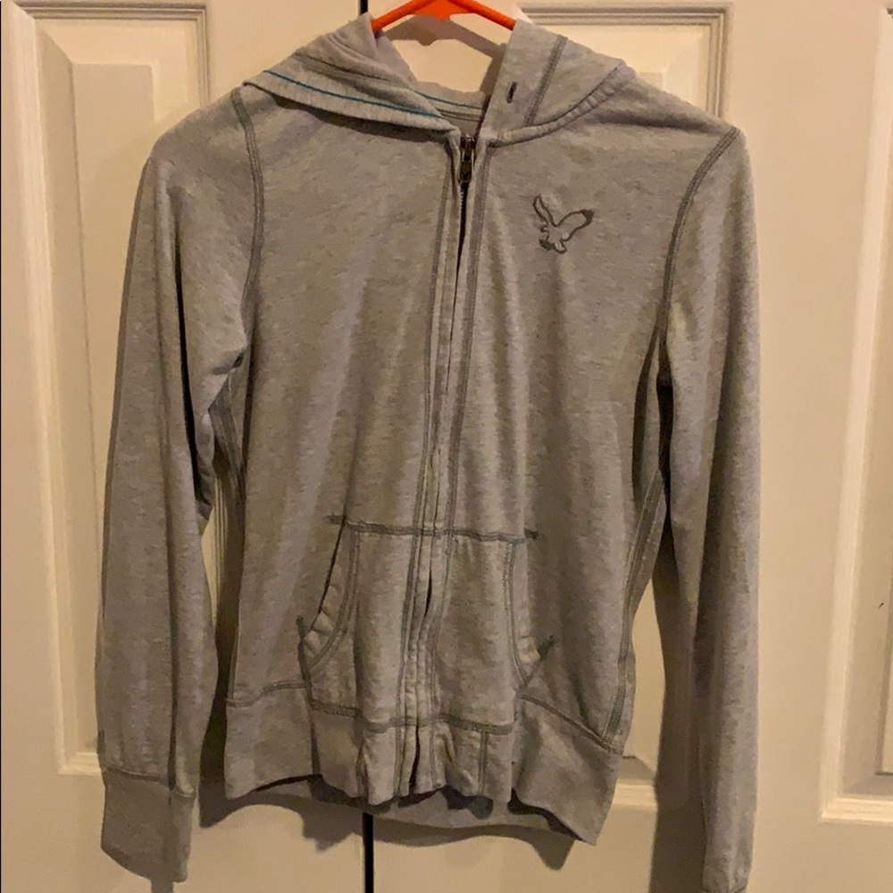 American Eagle Grey Hoodie